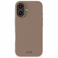 Holdit Coque Silicone iPhone 16 - Mocha Brown