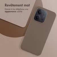 imoshion Coque Couleur Xiaomi Redmi 15C (5G) - Marron