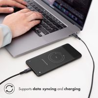 Accezz Câble USB-C vers USB-C - 1 mètre - Noir