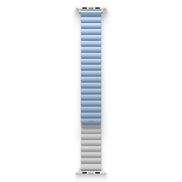 Uniq Bracelet double face Revix Apple Apple Watch Series 1 á 9 / SE (38/40/41 mm) | Series 10 (42 mm) - Blanc/Bleu