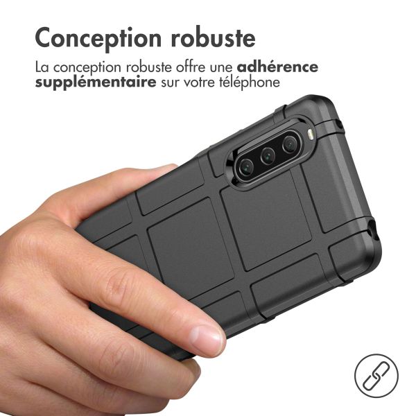 imoshion Coque Rugged Shield Sony Xperia 10 V - Noir
