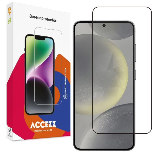 Accezz Protection d'écran en verre trempé Full Cover Samsung Galaxy S25