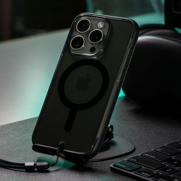 BodyGuardz Coque Ace Pro MagSafe Apple iPhone 16 Pro - Smoke / Black
