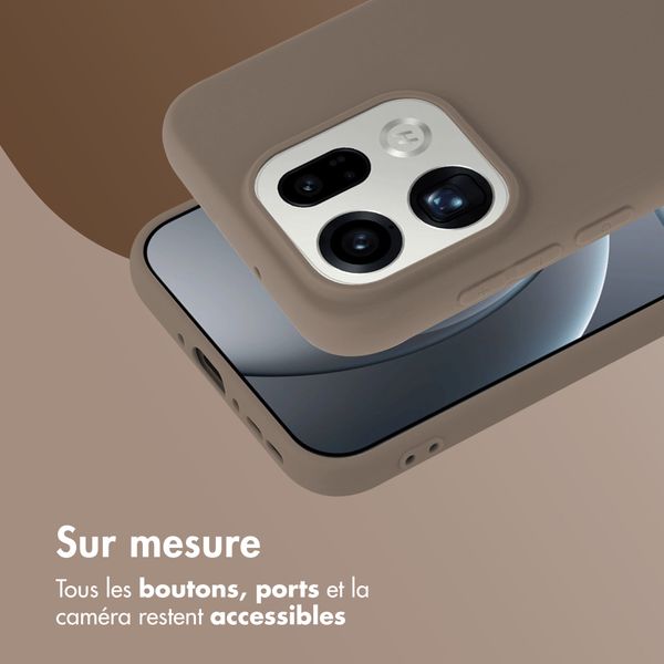 imoshion Coque Couleur Oppo Find X9 - Marron