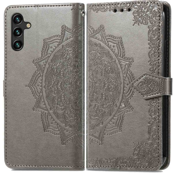 imoshion Etui de téléphone portefeuille Mandala Samsung Galaxy A13 (5G) / A04s - Gris