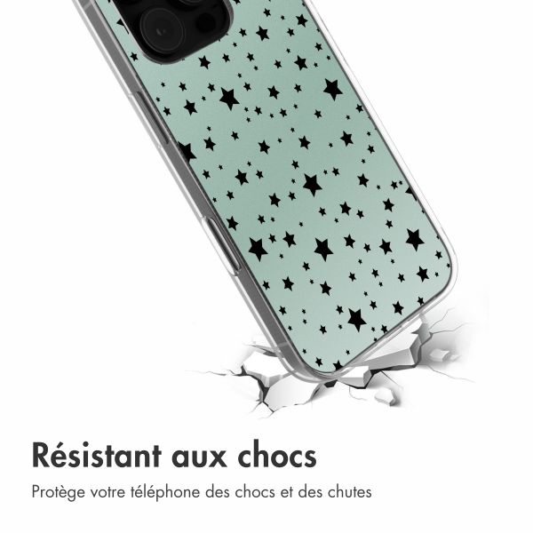 imoshion Coque Design Apple iPhone 16 Pro - Stars Mint