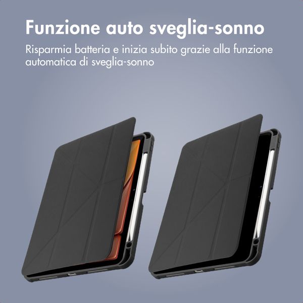 imoshion Coque tablette Origami Apple iPad 9 (2021) 10.2 pouces / iPad 8 (2020) 10.2 pouces / iPad 7 (2019) 10.2 pouces - Noir