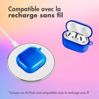 imoshion Coque Néon Apple AirPods 4 - Bleu Cobalt