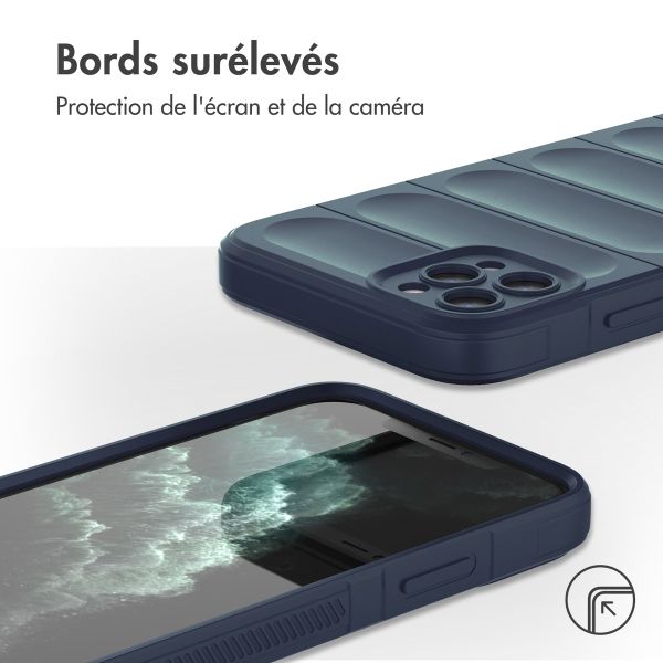 imoshion Coque arrière EasyGrip iPhone 11 Pro Max - Bleu foncé