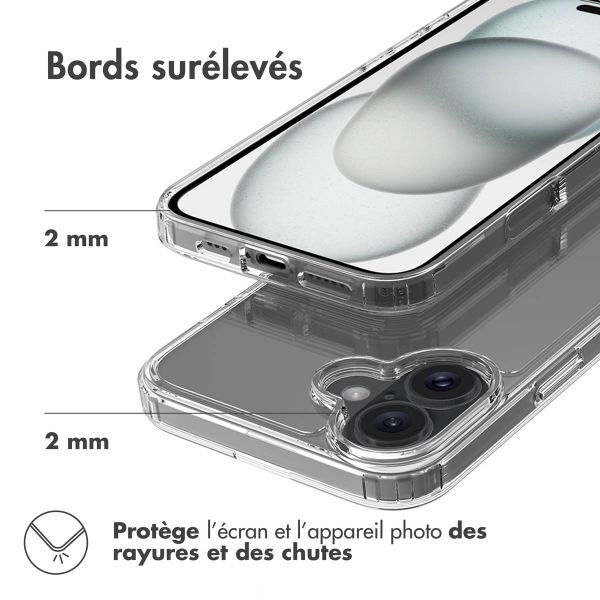 Accezz Coque Xtreme Impact Apple iPhone 16 Plus - Transparent
