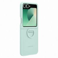 Samsung Original Coque en silicone Ring Samsung Galaxy Z Flip 6 / Flip 7 FE - Mint