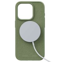 Njorð Collections Coque daim Comfort+ MagSafe iPhone 15 Pro - Olive