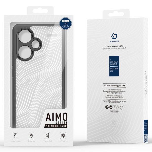 Dux Ducis Coque arrière Aimo Xiaomi Redmi Note 13 Pro Plus (5G) - Transparent