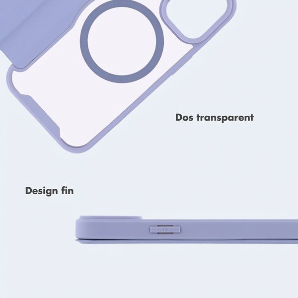 imoshion Bookcase transparente avec MagSafe Apple iPhone 14 / 13 - Lilas
