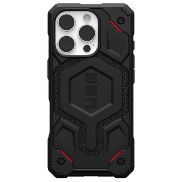 UAG Coque arrière Monarch Pro iPhone 16 Pro - Kevlar Black