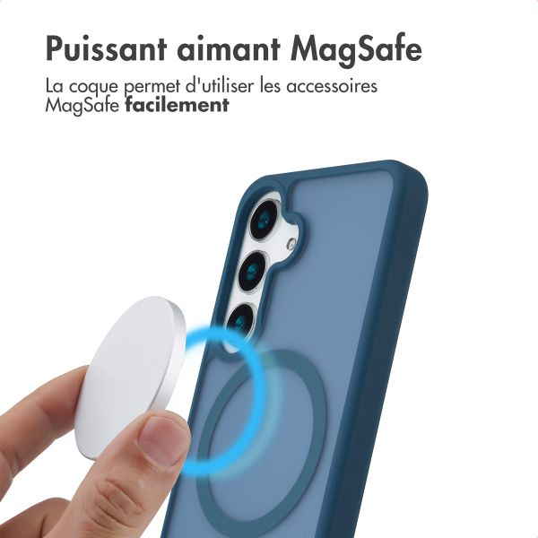 imoshion Coque Color Guard avec MagSafe Samsung Galaxy S25 - Bleu foncé