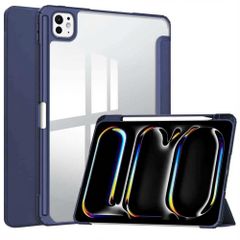 imoshion Coque tablette rigide Trifold Apple iPad Pro 13 (2024) M4 - Bleu foncé