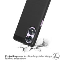 imoshion Coque Brushed Oppo A58 - Noir