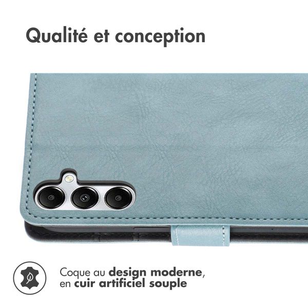 imoshion Étui de télephone portefeuille Samsung Galaxy S25 Plus - Bleu clair