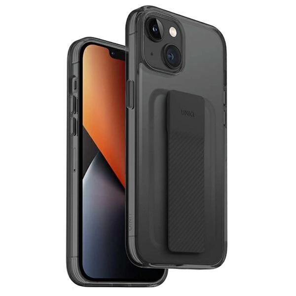 Uniq Coque arrière Heldro Flexgrip Apple iPhone 14 - Gris