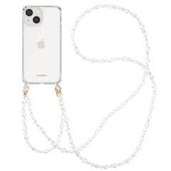 imoshion Coque avec dragonne + bracelet Apple iPhone 13 - Perles Cœurs