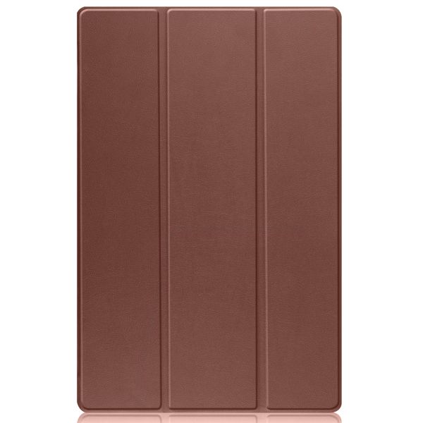 imoshion Coque tablette Trifold Samsung Galaxy Tab S8 Ultra - Brun