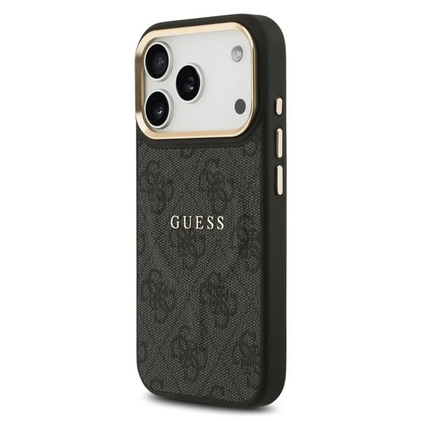 Guess Coque MagSafe Classic avec logo 4G Apple iPhone 17 Pro Max - Noir
