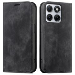 Étui de téléphone portefeuille Slim Motorola Edge 70 Fusion - Noir
