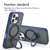 Accezz Coque Ring Stand avec MagSafe iPhone 16 Pro - Blue