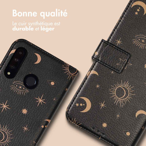 imoshion ﻿Étui de téléphone portefeuille Design Huawei P30 Lite - Sky Black