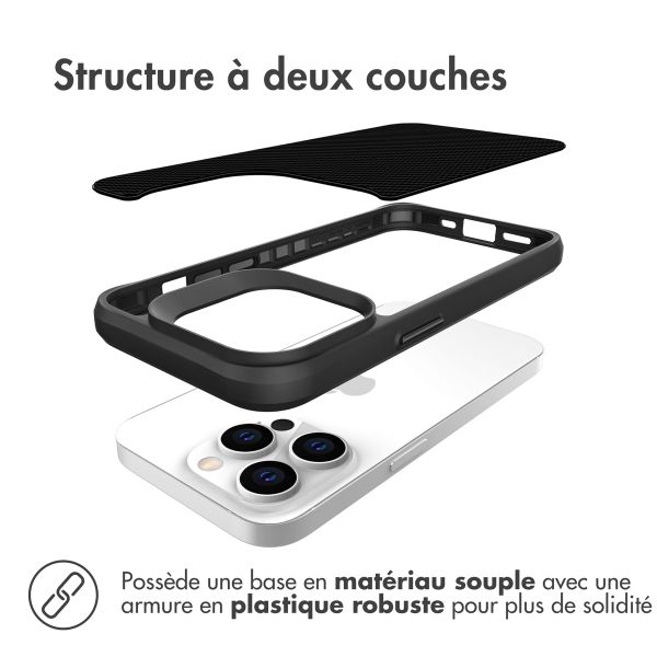 imoshion Rugged Hybrid Carbon Case Apple iPhone 14 Pro - Noir