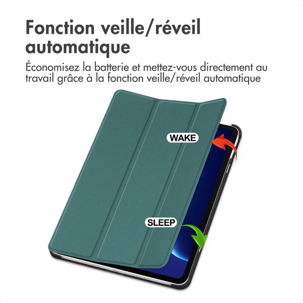 imoshion Coque tablette Trifold OnePlus Pad Go 2 - Vert foncé