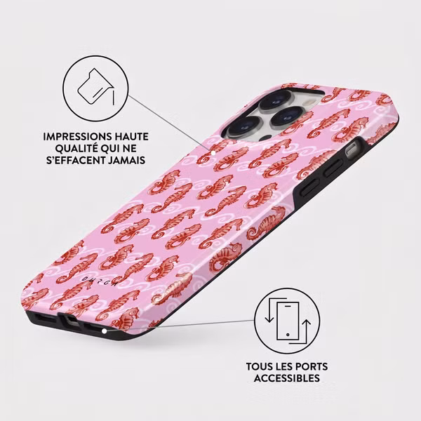 Burga Coque Tough MagSafe Apple iPhone 15 Pro - Coral Reef