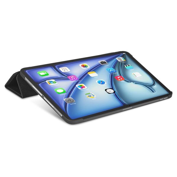 Decoded Textured Sillicon Slim Cover Apple iPad Air 13 pouces (2025) M3 / (2024) M2 - Navy Peony