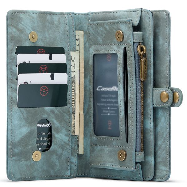 CaseMe Etui de téléphone de luxe en cuir 2 en 1 Samsung Galaxy S21