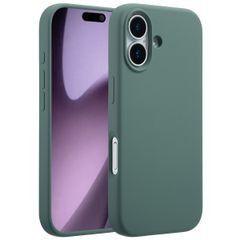 Accezz Coque Liquid Silicone avec MagSafe Apple iPhone 17 - Vert foncé