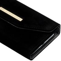 iDeal of Sweden Mayfair Clutch Velvet iPhone SE (2022 / 2020) / 8 / 7 / 6(s) - Noir