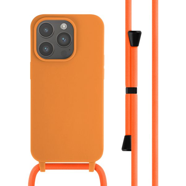 imoshion ﻿Coque en silicone avec cordon iPhone 14 Pro - Orange