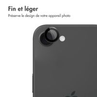 imoshion Lot de 2 protections d'objectif de caméra Apple iPhone 16e - Noir