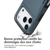 imoshion Coque arrière avec porte-cartes Apple iPhone 17 Pro - Bleu foncé
