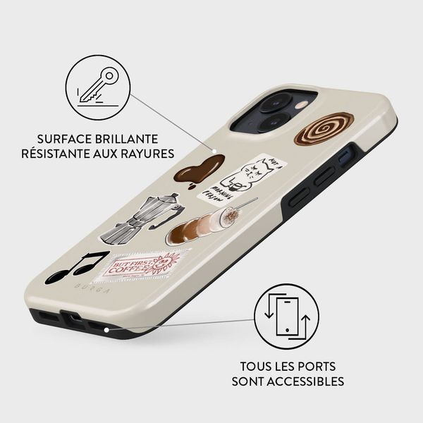 Burga Coque Tough MagSafe Apple iPhone 14 - Oat Milk Please