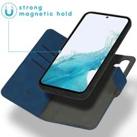 imoshion Etui de téléphone de type portefeuille de luxe 2-en-1 amovible Samsung Galaxy A54 (5G) - Bleu