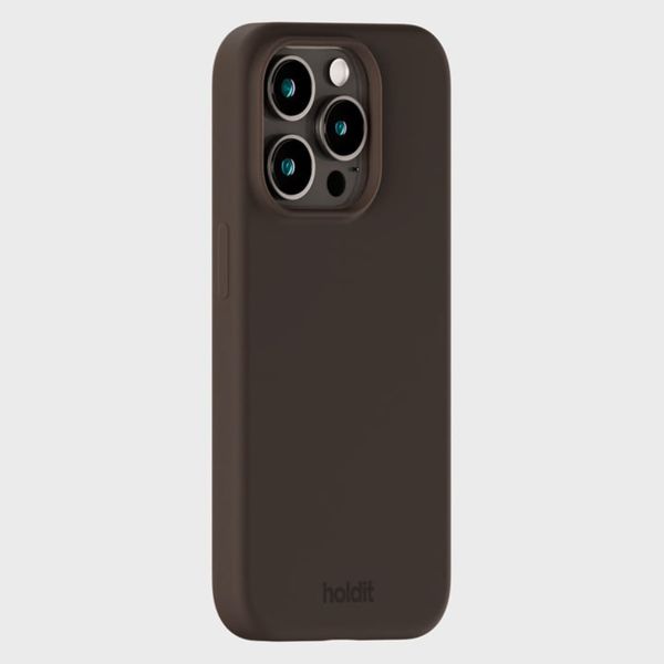 Holdit Coque Silicone Apple iPhone 14 Pro - Chocolate