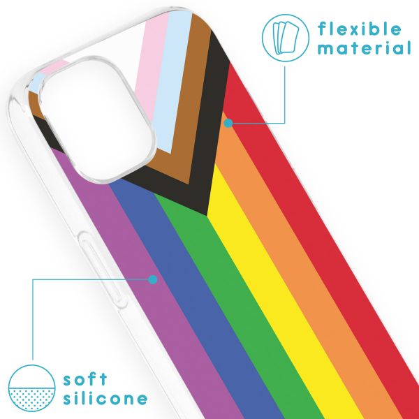 imoshion Coque Design iPhone 13 - Rainbow flag