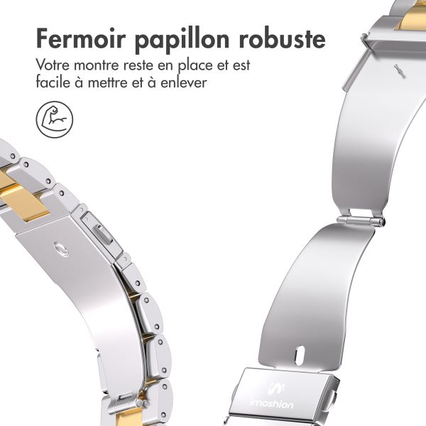 imoshion Bracelet acier Apple Watch | 44/45/46/49 mm - Argent & Or