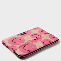 Wouf Smiley Pochette ordinateur 15-16 pouces - Rose