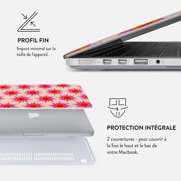 Burga Coque Rigide Apple MacBook Air 13 pouces (2022 / 2024 M3 chip / 2025 M4 chip) - A2681 / A3113 / A3240 - Sunset Glow