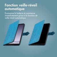 imoshion Coque tablette Samsung Galaxy Tab A9 Plus - Turquoise