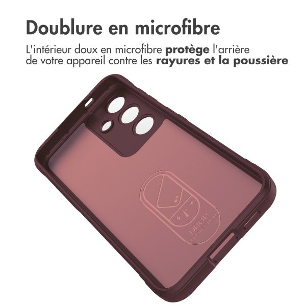 imoshion Coque arrière EasyGrip Samsung Galaxy S24 - Aubergine 