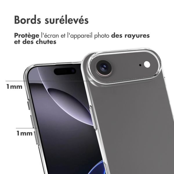 Accezz Coque Clear Apple iPhone Air - Transparent